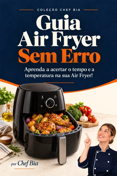 Capa do bônus Guia Air Fryer Sem Erro