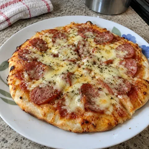 Pizza: foto gerada para a prévia demonstrativa